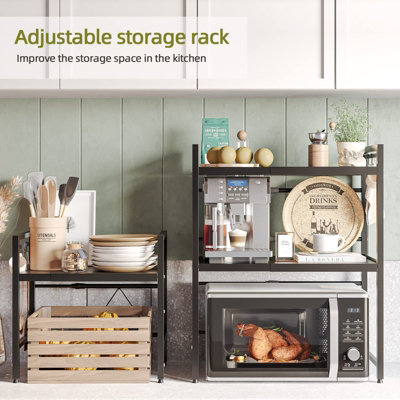 Ajustable Heavy Duty Microwave Oven Rack