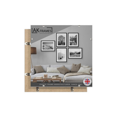 AK Frames 13X13 Frameless Clip Frame with Shatter-Resistant Perspex ...