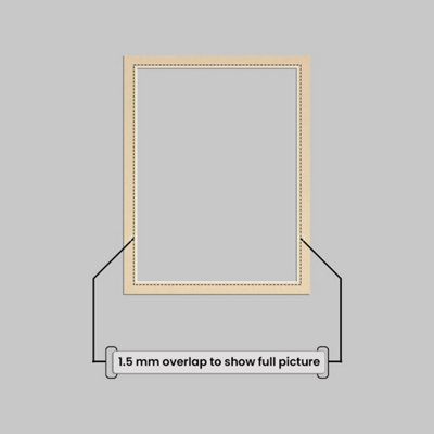 AK Frames 16x12 Ivory Picture Mounts to Fit 14x10 Aperture Size - Mount ...