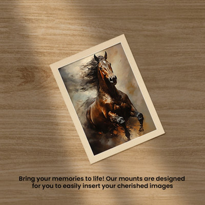 AK Frames 16x12 Ivory Picture Mounts to Fit 14x10 Aperture Size - Mount ...