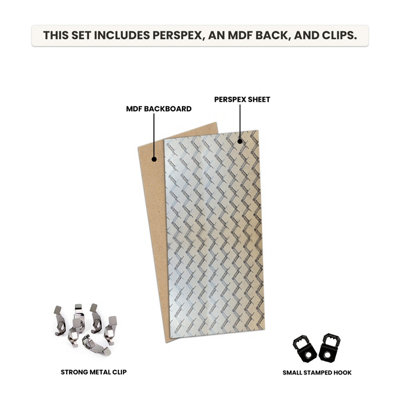 AK Frames 16X5 Frameless Clip Frame with Shatter-Resistant Perspex ...