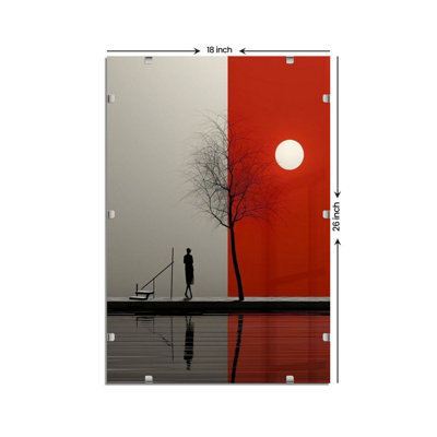 AK Frames 26X18 Frameless Clip Frame with Shatter-Resistant Perspex ...