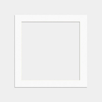AK Frames 50x50cm White Picture Mounts to Fit 40x40cm Aperture Size ...