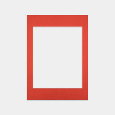 AK Frames 70x50cm Poppy Red Picture Mounts to Fit 50x40cm Aperture Size ...