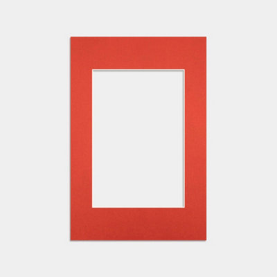 AK Frames 90x60 cm Poppy Red Picture Mounts to Fit 60x40 cm Photo Frames
