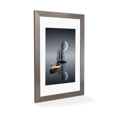 AK Frames ALUMINIUM 12x16 Frame with 14x11 Mount and Perspex Front