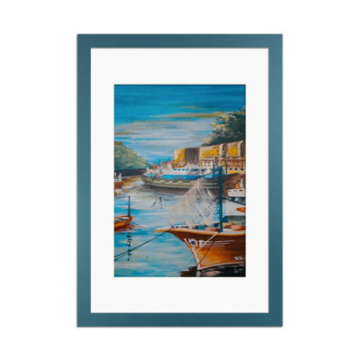 AK Frames Navy Blue A2 Frame with A3 Mount and Perspex Front