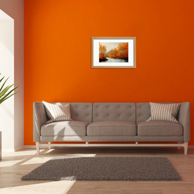 AK Frames OAK 90x60CM Frame with 60x40CM Mount and Perspex Front