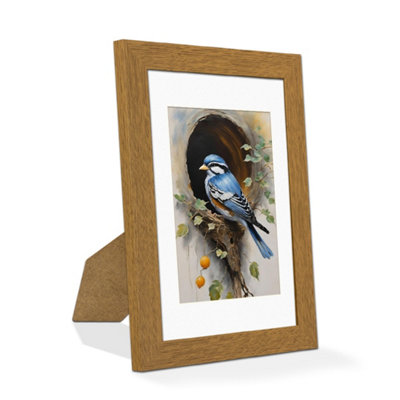 AK Frames Oak A5 Frame with A6 Mount and Perspex Front