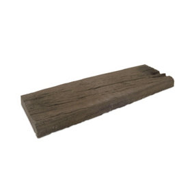 Akor Concrete Sleeper Paving/Stepping Stone Brown Oak 900 x 225 x 45mm Pack of 20