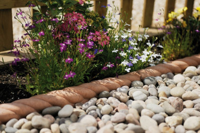 Akor Full Scroll Concrete Edging Barley 590 x 160 x 50 Pack of 40 - 4