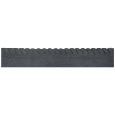 Akor Half Rope Top  Concrete Edging Welsh Slate 910 x 140 x 50 Pack of 50