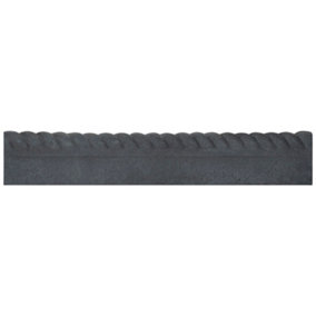 Akor Half Rope Top  Concrete Edging Welsh Slate 910 x 140 x 50 Pack of 50