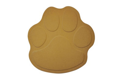 Akor Paw Print Concrete Stepping Stone Barley 420mm Pack of 20
