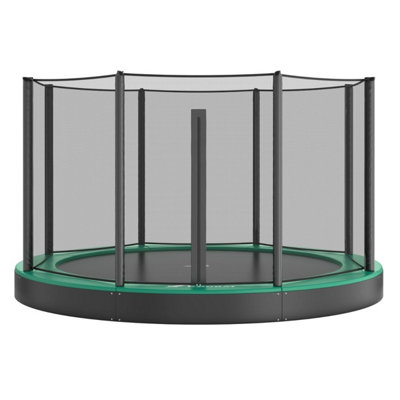 Akrobat 12ft Orbit Flat Round Trampoline