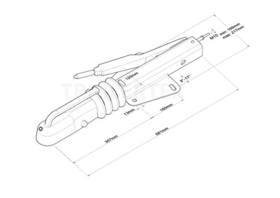 AL-KO 251 S Delta coupling (2600kg)