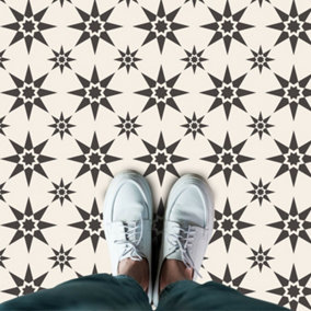 Alabaster and Pebble Granada Heritage Tiles Self-adhesive kitchen bathroom floor