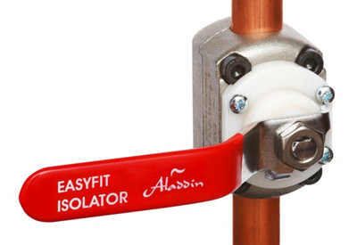 Aladdin EasyFit Isolation Valve 15mm Refill - Secondary Stop Tap, Pipe ...