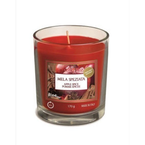 Aladino Apple Spice Scented Candle Red (M)