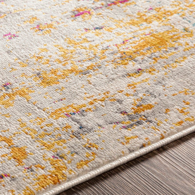 ALANA Abstract Modern Marble Blue Area Rug 160 x 215 cm