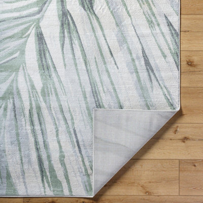 ALAYA Scandi Coastal Medium Green Area Rug 160 x 215 cm