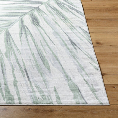 ALAYA Scandi Coastal Medium Green Area Rug 160 x 215 cm