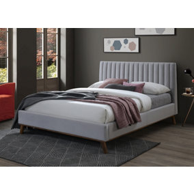 Albany Light Grey 5FT King Bed