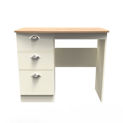 Albert Vanity in Cream Ash & Oak (Ready Assembled)