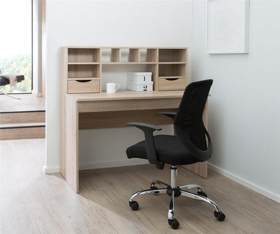 Albion Desk with 2 Drawers in Light Oak