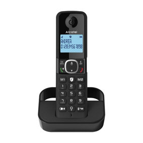 Alcatel F860 full featured Cordless Phone, Black