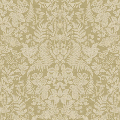 Alchemy Wallpaper Collection Loxley Ochre and Gold Holden 65800