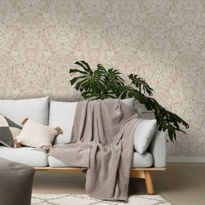 Alchemy Wallpaper Collection Loxley Taupe Holden 65804