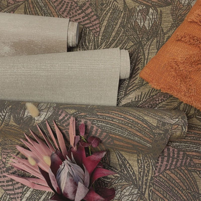 Alchemy Wallpaper Collection Susara Ochre Holden 65820