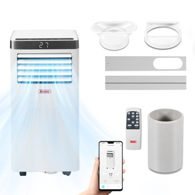 ALECOME Portable Air Conditioner 3 in 1 Air Conditioner Dehumidifier Conditioning Unit 10000 BTU 2900W Remote