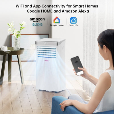 ALECOME Portable Air Conditioner 3 in 1 Air Conditioner Dehumidifier Conditioning Unit 10000 BTU 2900W Remote - 4