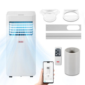 ALECOME Portable Air Conditioner 3-in-1 Air Conditioner Dehumidifier Conditioning Unit 90000 BTU 2900W Remote Class A