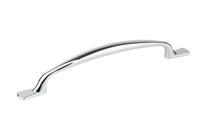 ALEGRA - kitchen, bedroom and office cabinet door handle - 160mm - chrome