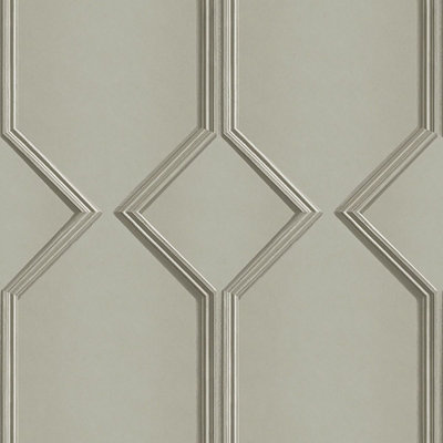 Alessia Panel Vinyl Wallpaper Beige Belgravia 218