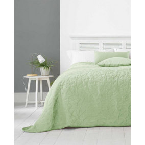 Alexa Bedspread Green 240x260cm