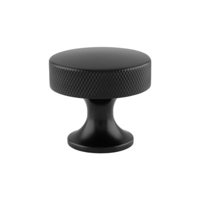 Alexander & Wilks Berlin Cupboard Knob - Black - 38mm