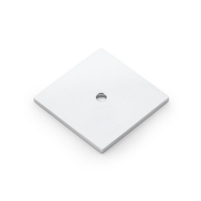 Alexander & Wilks Bullion Square Backplate - Polished Chrome