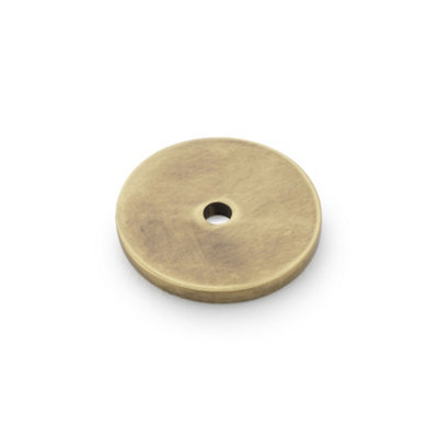 Alexander & Wilks Circular Backplate - Antique Bronze - Diameter 30mm