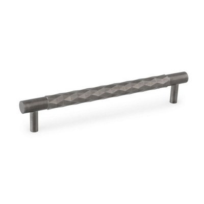 Alexander & Wilks Diamond Cut Cabinet Pull - 160mm C/C - Dark Bronze Pvd