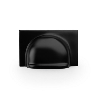 Alexander & Wilks Quantock Cup Handle - Black - 40mm Centres