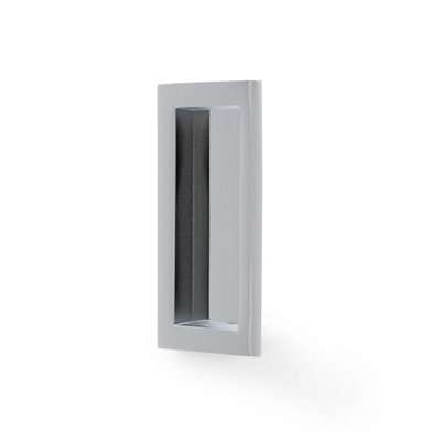 Alexander & Wilks Rectangular Flush Pull - 100X45mm - Polished Chrome