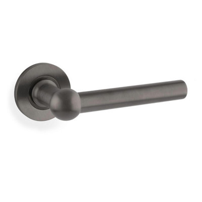 Alexander & Wilks Siskin Lever on Rose - Dark Bronze PVD