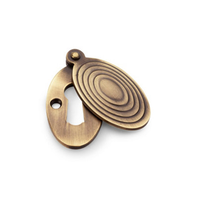 Alexander & Wilks Standard Key Profile Ellipse Escutcheon with ...