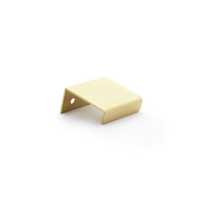 Alexander & Wilks Tilly Finger Pull - Satin Brass PVD