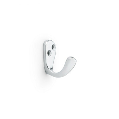 Alexander & Wilks Victorian Single Robe Hook - Satin Chrome