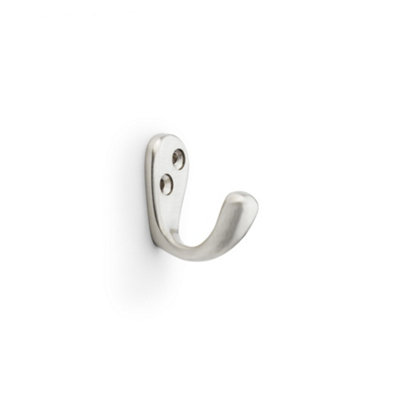 Alexander & Wilks Victorian Single Robe Hook - Satin Nickel